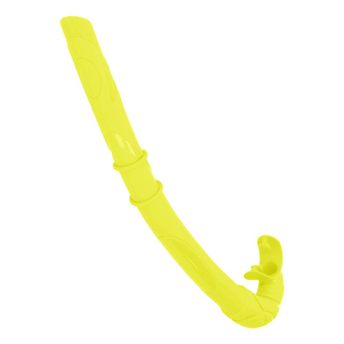Diving Tube Silica Gel Free Floating Submersible Breathing Tube for Underwater SportYellow
