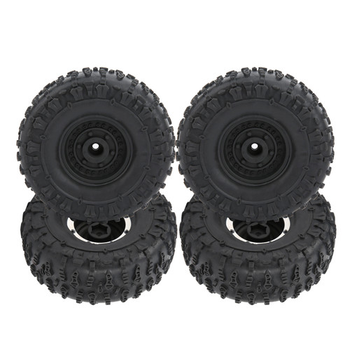 4PCS 1/10 Remote Control Car Hub Tire Set for Traxxas Trx4/HSP/Tamiya Axial SCX10 D90