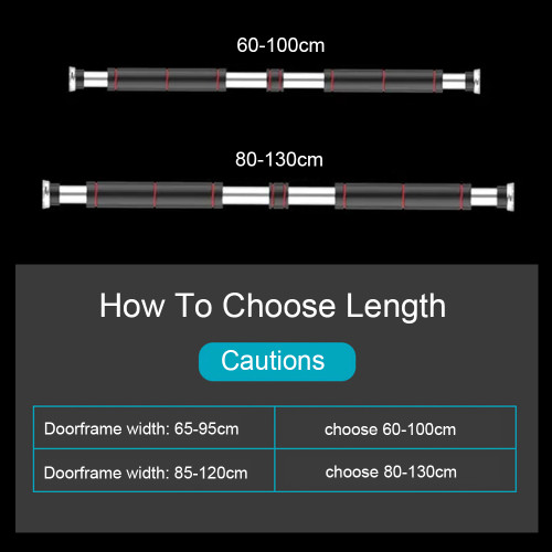 Door Horizontal Bars Steel Adjustable Home Gym Workout Chin Push Up Pull Up Training Bar Sport Fitness Sit-ups Equipment