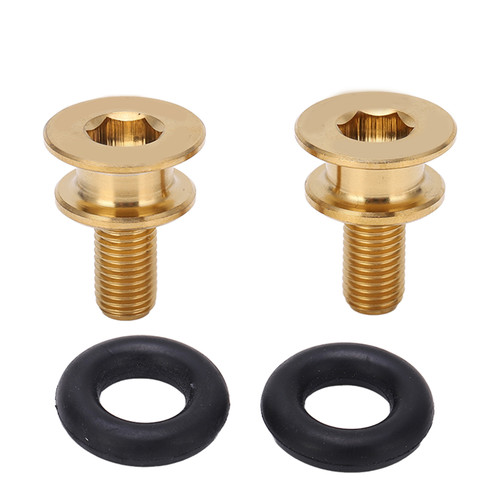 RISK Square Hole Center Shaft Fixing Screw Titanium Alloy Mountain Cycle Crank Bolt Bottom Bracket Screw M8x15mm