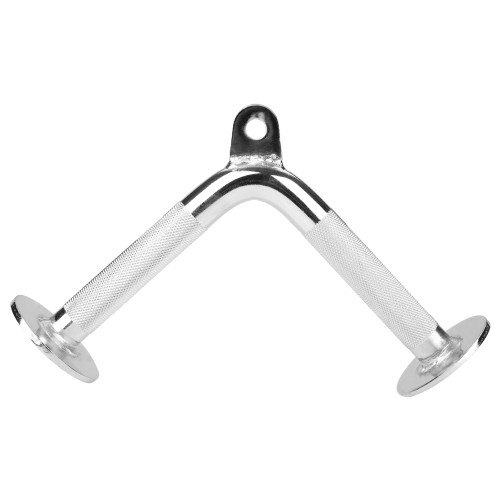 Durable Steel Tricep V shaped Bar Handle Home Gym Cable Equipment Attachment