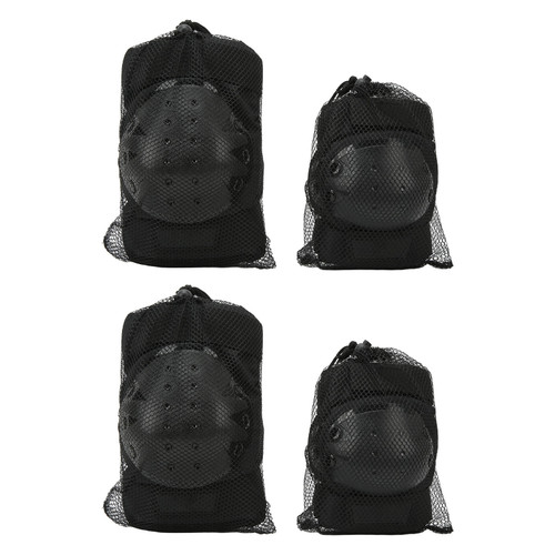 Adult Knee Elbow Guard Pads Adjustable Protective Gear Set for Outdoor Skiing Cycling Skating