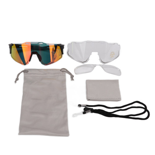 Cycling Polarized Sunglasses UV Protection Outdoor Sports Sunglasses for Hiking RunningRed