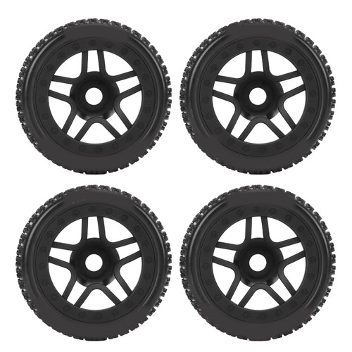 4Pcs RC Off Road Car Tires Durable Rubber Plastic Nice Grip Stable Drive RC Car Rubber Tires for ARRMA 1/8