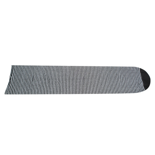 Polyester Black White Stripe Surfboard Sock Cover Protection Bag for Hard Board ShortboardBlack White Stripe
