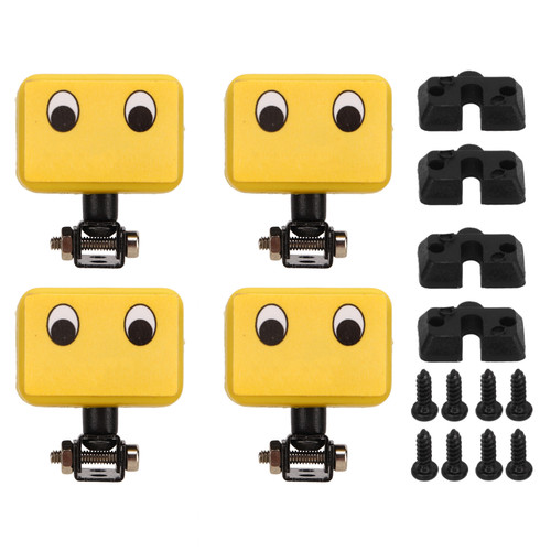 4Pcs RC LED Light Cover Dustproof Replacement Universal RC Car Lampshade for Hsp for Redcat for Traxxas for Tamiya Square
