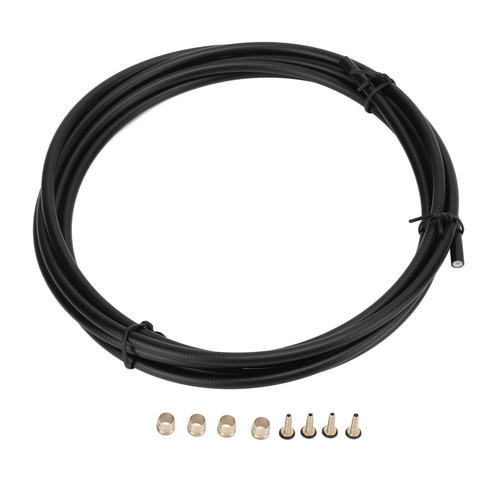 5.5mm Bike Hydraulic Disc Brake Hose Kit with Compression Bushing Copper Olive Needle Tear Resistant for Bicycle