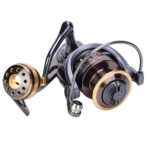 SW Series Sea Fishing Reel High Strength Easy Casting Long Shot Metal Spinning WheelSW4000