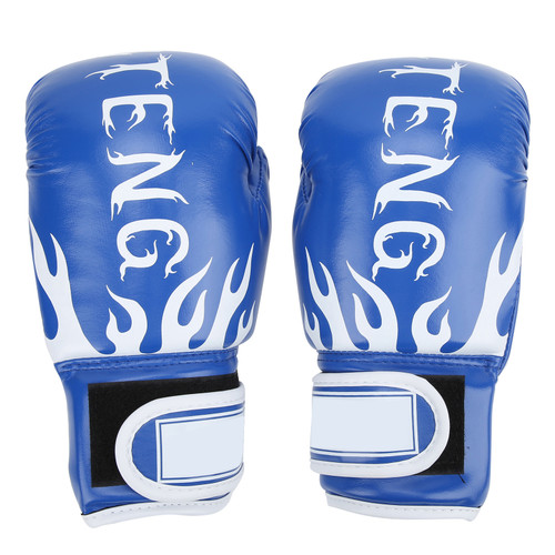 2PCS Kid Boxing Gloves Children Hand Protection for Fighting Striker Bagwork Outdoor Sport Blue