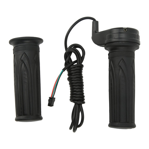 Electric Bike Handle Universal Full Twist Throttle Bike Handle Grip for 22mm Handlebar Scooters Black