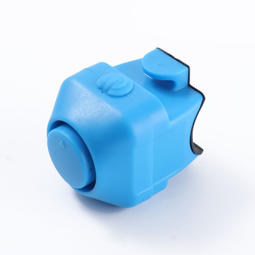 Electric Bike Bell 130 DB Elastic Silicone Bike Bell Low Power Consumption Bike Rings Bell for Mountain Bike Road Bikes Blue