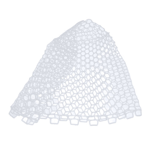 Fly Fishing Landing Net Clear White Soft Rubber Mesh for Trout Catch and Release for Fishman 32cm