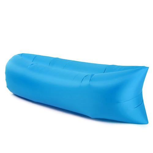 Inflatable Sofa Foldable Waterproof Prevent Leakage Inflatable Lounger Couch for Travel CampingBlue