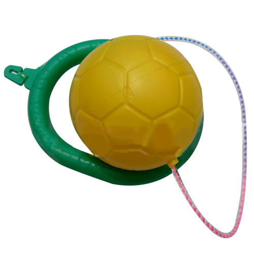 Durable Kids Adult Jumping Ring Dancer Bouncing Balls Thrown Foot Ball Fitness Toys Yellow