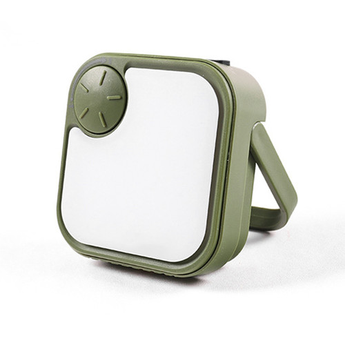 Solar Camping Light High Brightness Waterproof USB Charging Outdoor Tent Light for Outdoor Emergency OD Green