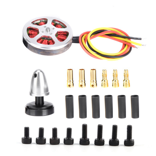 5010-360KV 1PCS Metal Outdoor Big Load Multiaxis Thick Line Hollow Cover Double Bearing Brushless MotorPositive Tooth
