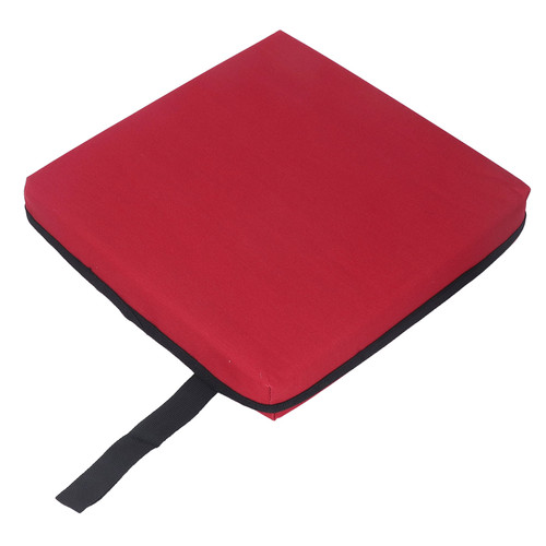 Outdoor Seating Pad Multipurpose Single Layer Sponge Oxford Cloth Chair Back Pad Cushion for Stadium Wine Red