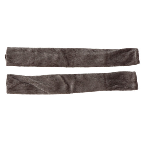 2PCS Refrigerator Door Handle Covers Hook and Loop Kitchen Appliance Handle Decor Cloth Protector for Dishwasher Microwave Oven Grey