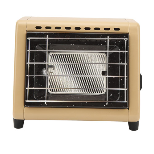 Portable Gas Heater Multifunctional Electronic Ignition Butane Gas Cassette Stove Heater for Outdoor Camping Travel Khaki