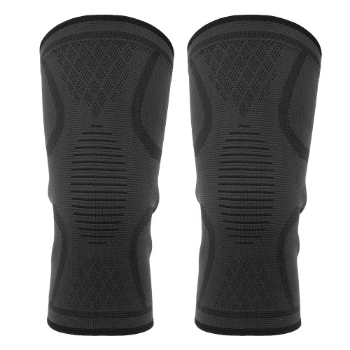 Knee Support Fitness Running Cycling Braces Kneepad Sport Gym Knee Pad Elastic Black XL