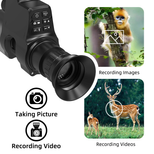 Digital Night Vision Scope 1080P Infrared Night Vision Monocular with  940nm IR Flashlight