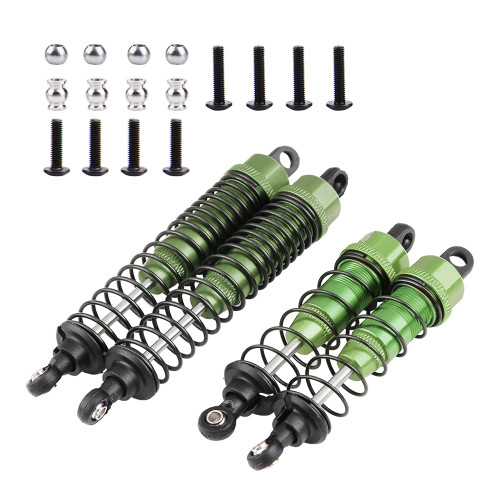4pcs RC Car 90-108mm Aluminium Shock Absorber for FS 53633 51805 51806 1:10 Truck (Green)