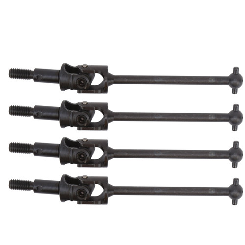 4Pcs Steel CVD Drive Shaft Transmission Axle for HSP 94123/94108/94102 1/10 RC CarBlack