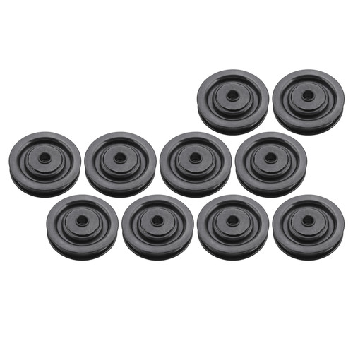 10Pcs Universal Pulley Wheel Fitness Hoisting Equipment Accessories Nylon Bearing Core75mm