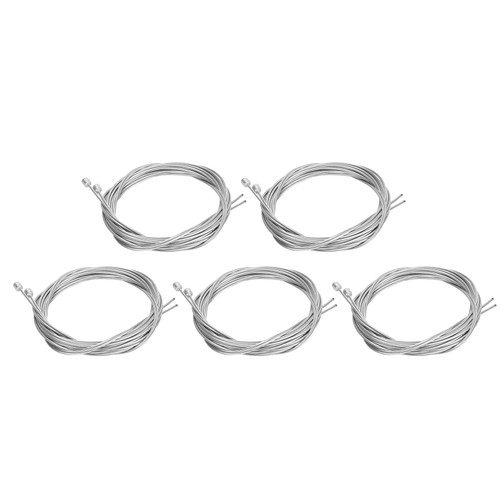 10pcs Bicycle Shifter Cable Universal Zinc Coated Stainless Steel 2100mm 1.2mm Bike Derailleur Wire for Accessory Repair
