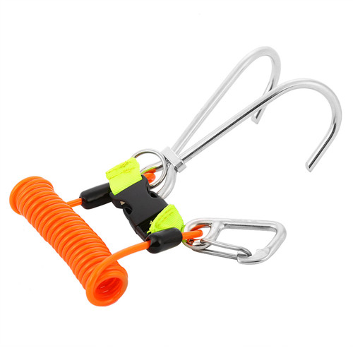 KEEP DIVING Stainless Steel Reef Hook Diving Safety Accessories (Orange)