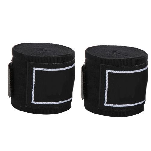 1Pair BN Elastic Boxing Fixing Belt Sanda Muay Thai Handwraps Wrist Bandage Sport Protective Gearblack