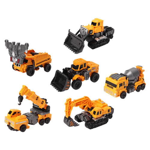 6 in 1 Transforming Robot Transforming Toy Car Deformation Robot Car for Boy Gift