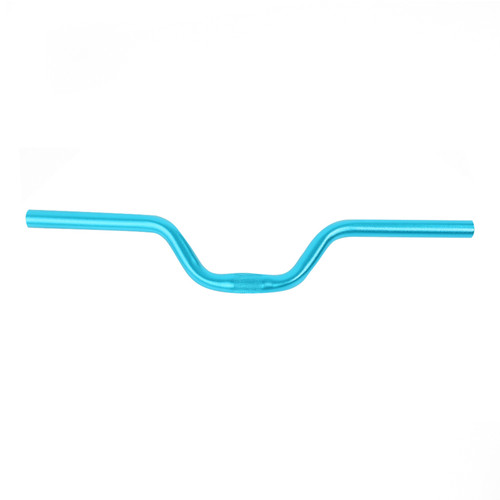 Aluminum Bike Fixed Gear Riser Bar Handlebar 25.4mm*520mm (blue)