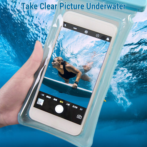 Luminous Waterproof Phone Case Universal Mobile Phone Dry Bag for Outdoor Diving