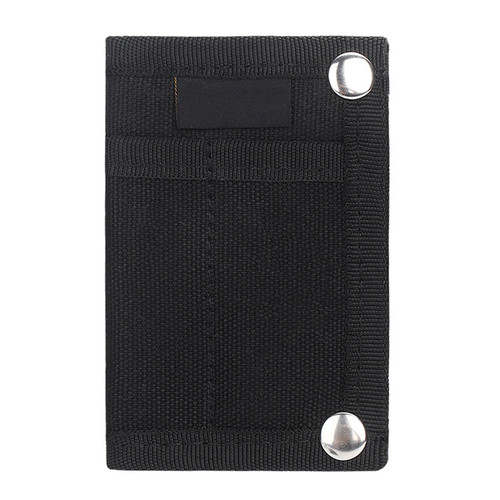 Portable EDC Bag Lightweight Compact Foldable Neat Storage Card Case EDC Pouch for Daily Carry Black