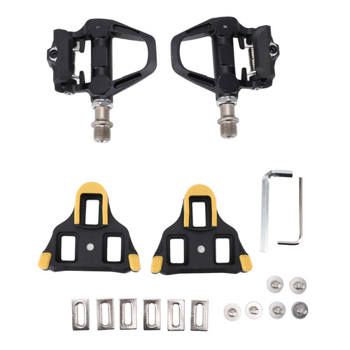 Clipless Pedals 9/16 Inch Molybdenum Steel Axle Bearing Adjustable Tension Lightweight Road Cycling Pedals for SPD System