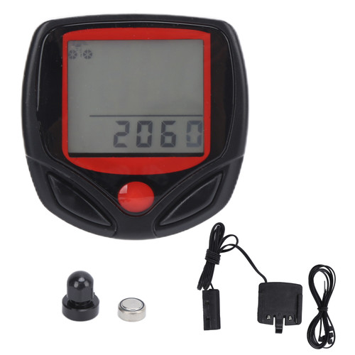 Mountain Bike Computer with LCD Display Waterproof Bicycle Speedometer Durable Portable Bike Odometer