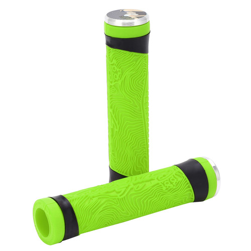 FMFXTR Mountain Bike Handlebar Cover Gecko Pattern Universal Silicone Handle GripsGreen
