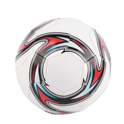 Standard Size 5 Soccer Ball Leakproof Campus Football Wear Resistant for Training Competition White for 11 People