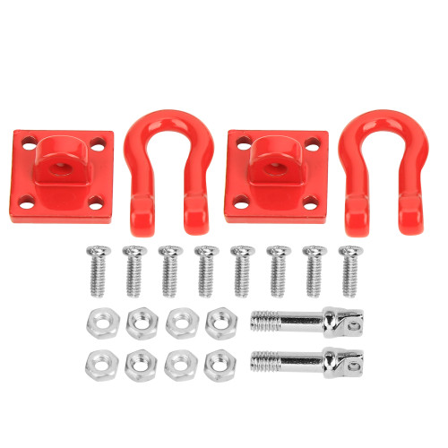 Rescue Buckle Aluminum Alloy Trailer Hook Upgrade Accessory Fit for 1/10 RC Car