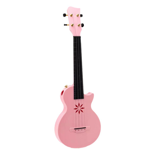 25-inch Ukulele 4 Strings Carbon Fibre Ukulele Portable Uke with Carrying Bag for Beginners Adults Teenagers Professional Stringed Instrument