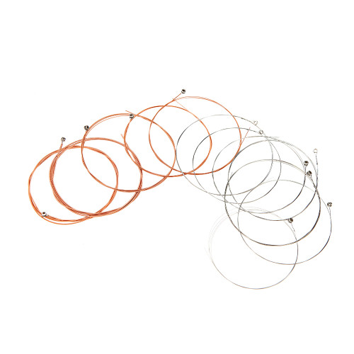 Alice A2012 12-String Guitar String 12pcs Stainless Steel Core Coated Copper Alloy Wound for Acoustic Folk Guitar