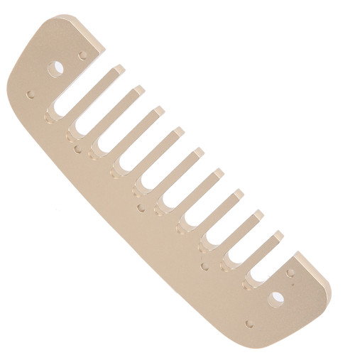 Comb Harmonica Part 10‑Hole Aluminum Alloy Small Musical Instrument Fitting for BeginnerGolden