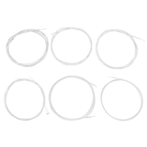 6PCS Oud Strings Set 1G 2D 3A 4E 5B 6F Nylon SilverPlated Copper Alloy Replacement