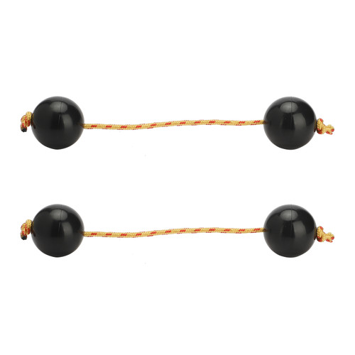 2 Pairs Kashaka Shaker African Aslatua West Africa Music Egg Single Hand Orff Percussion Rhythm Instrument