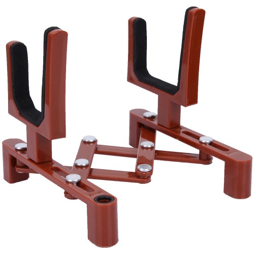 Professional Portable Folding Violin Stand Bracket Instrument Accessory Red