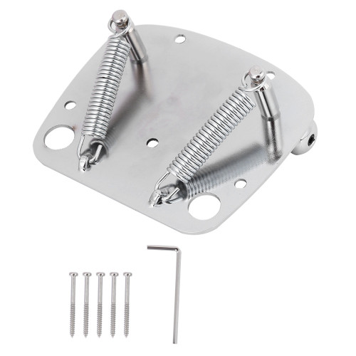 Vintage Electric Guitar Tremolo System Steel Bridge Musical Instrument Accessory Silver