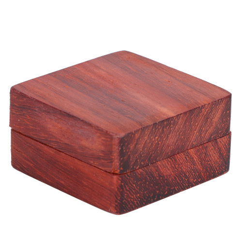 Guitar Pick Wooden Box  with 2Pcs Red Rosewood Picks Musical Instrument Accessories