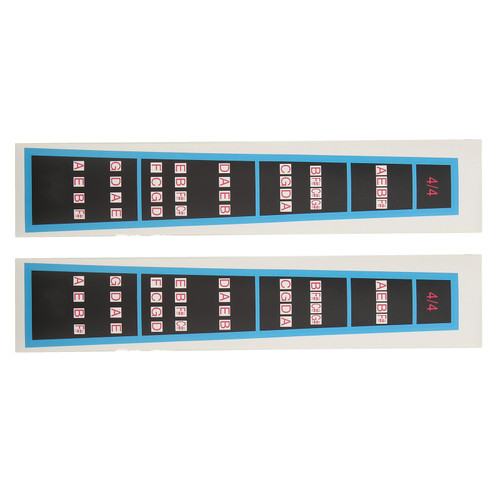 2Pcs Violin Stickers Fingerboard Marker PVC Music Instrument Accessories for Fiddle 4/4