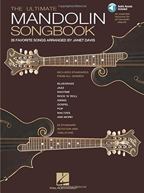 The Ultimate Mandolin Songbook: 26 Favorite Songs Arranged by Janet Davis (Book & Online Audio)